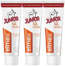 Hambapasta Elmex Junior Professional, 3 x 75 ml