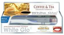 Valgendav hambapasta White Glo Coffee & Tea, 150 g