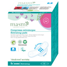 Hügieenisidemed MASMI Natural Cotton Extralong, 8 tk