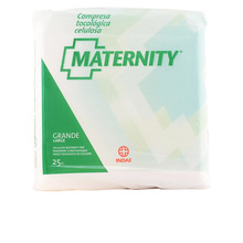 Suured anatoomilised tselluloosist hügieenisidemed Indasec Maternity, 25 tk
