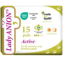Lady Anion Active õhukesed tiivakestega hügieenisidemed, 15 tk