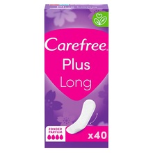 Carefree Plus pikad pesukaitsed lõhnatu, 40 tk