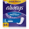 Always Daily Protect Long pesukaitsmed, 64 tk