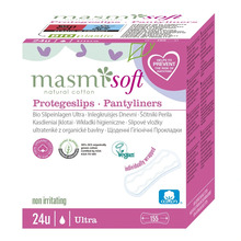 MASMI Ultra plonid orgaanilisest puuvillast hügieenisidemed, 24 tk