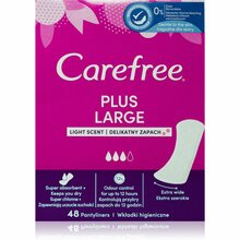 Carefree Plus Large Light Scent pesukaitsmed, 48 tk
