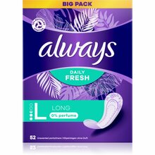 Always Daily Fresh Long pesukaitsmed lõhnatu, 52 tk