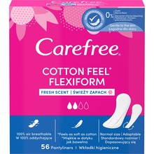 Carefree Cotton Flexiform Fresh Scent pesukaitsmed, 56 tk