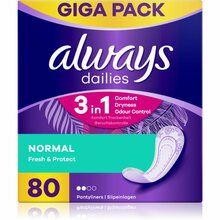 Pesukaitsmed Always Dailies Normal Fresh & Protect, 80 tk