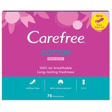 Carefree Cotton Fresh pesukaitsmed, 76 tk