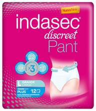 Täiskasvanute mähkmed Indasec Pant Plus Large, 12 tk