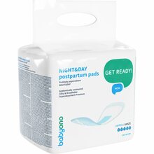 BabyOno Night&Day sünnitusjärgsed hügieenisidemed, 10 tk