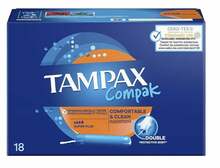 Tampoonid Tampax Compak Super Plus 18 tk