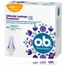 Hügieenilised tampoonid O.B. Extra Protect Normal 56 tk