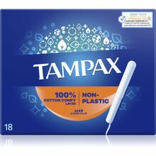 Tampoonid Tampax Non-Plastic Super Plus 18 tk