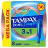 Tampoonid Tampax Compak Pearl Super 36 tk