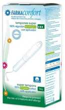 Tampoonid aplikaatoriga FarmaConfort Cotton Size Super 14 tk