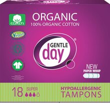 Gentle Day Super ökotampoonid 18 tk