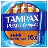 Tampoonid Tampax Compak Pearl Super Plus 16 tk