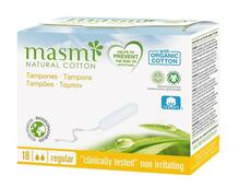 MASMI puuvillased tampoonid Regular 18 tk