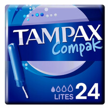 Hügieenilised tampoonid Tampax Compak, 24 tk