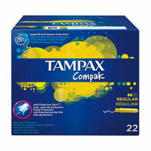 Tampoonid Tampax Compak Regular 22 tk