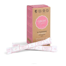 Ginger Organic mini ökotamponid aplikaatoriga 16 tk