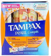 Tampoonid Tampax Pearl Compak Super Plus 16 tk
