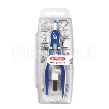 Sirkel my.pen, sinine/valge