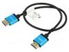 HDMI kaabel Lanberg CA-HDMI-22CU-0005-BK, V2.0, 0,5 m, must