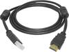 HDMI kaabel TelForceOne LXHD92, 2.0, 5 m, must