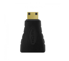 Adapter HDMI Qoltec 50523, HDMI female / Mini HDMI male, must