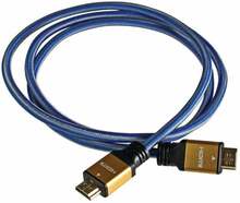 HDMI kaabel iBox ITVFHD04, 2.0, 1,5 m, must/sinine/kuldne
