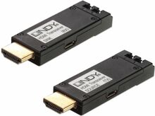 HDMI pikendusadapter Lindy 38170, 4K30, 300 m, must