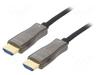 Kaabel HDMI Digitus AK-330125-200-S, 2.0, 20 m, must