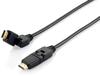 Kaabel HDMI Equip 119361, 2.0, 1 m, must