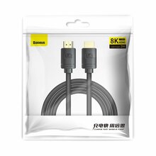 Kaabel Baseus CAKGQ-L01 HDMI 2.1 8K, 3 m, must