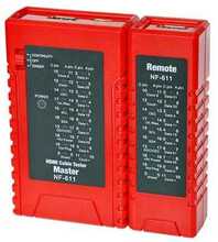 HDMI-kaablitester Hismart NF622, must/punane