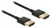HDMI kaabel Delock, 0,25 m, must