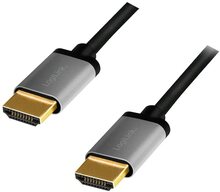 HDMI kaabel Logilink CHA0103, 4K/60Hz, 5 m, must/hall