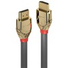 HDMI kaabel Lindy 37601 Gold Line, 2.1, 1 m, hall/kuldne