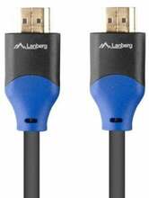 Kaabel HDMI Lanberg CA-HDMI-15CU-0018-BK, 2.0, 1.8 m, sinine/must