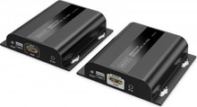 HDMI IP laiendaja komplekt Digitus DS-55353, 4K/60Hz, must