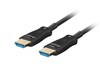HDMI kaabel Lanberg CA-HDMI-30FB-0100-BK, V2.1, 10 m, optiline AOC, must