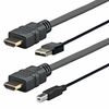 Kaabel Vivolink PROHDMIUSBAB4 HDMI/USB, 4 m, must
