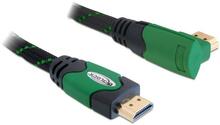HDMI kaabel Delock nurga all, 1 m