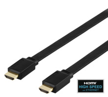 HDMI kaabel Deltaco HDMI-1030F-K, 3 m, must