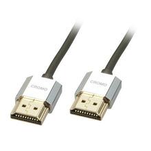 HDMI-kaabel Lindy 41672 Cromo Slim, 2 m, must