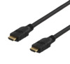 HDMI kaabel Deltaco HDMI-3050, aktiivne, 5 m, 4K 60Hz, must