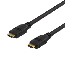 HDMI kaabel Deltaco HDMI-3050, aktiivne, 5 m, 4K 60Hz, must