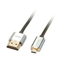 Kaabel HDMI - Micro HDMI Lindy 41680, 0,5 m, must